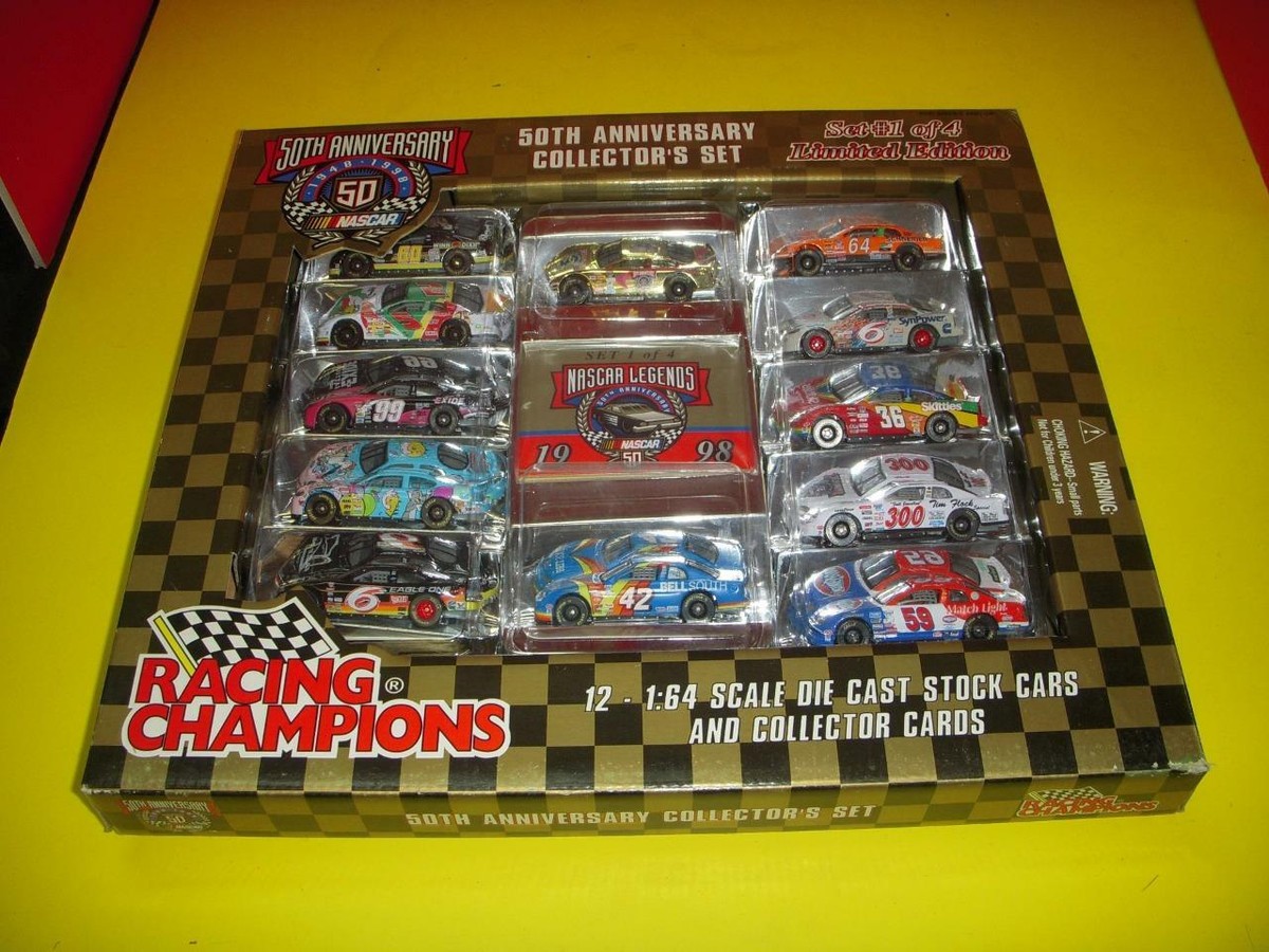 STOCK CARS ストックカーズ 1 of 4) Nascar Stock Cars (12) 1/64 50th Anniversary Collector Set
