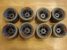 Rock Speed Freaks -Roller Skating Speed Skate Wheels with Bearings- Set of 8