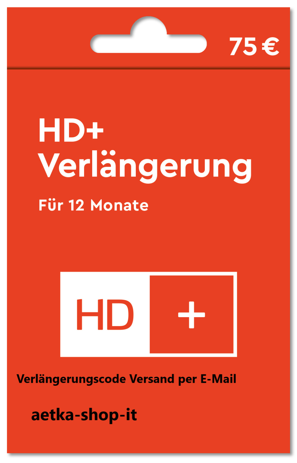 HD+ Plus Verlängerung TV HD Empfang 12 Monate für TV Karten 01 02 03 04 05 Neu