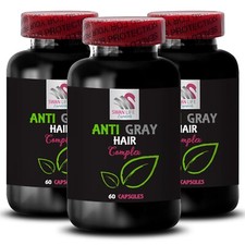 Healthy Growth - GRAY HAIR COMPLEX - Saw Palmetto Enrichment 3 Bottles 180