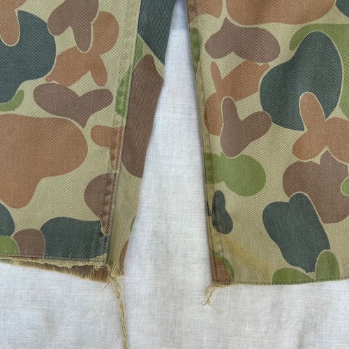 Vintage Army Camo Cargo Shorts Men 32 Green Brown Cut Off Cropped 1990 Australia - Picture 7 of 15