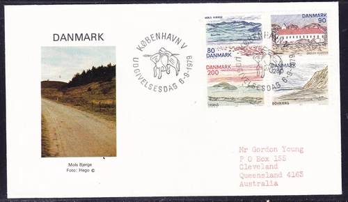 Denmark 1979 North Jutland First Day Cover Addressed to Australia