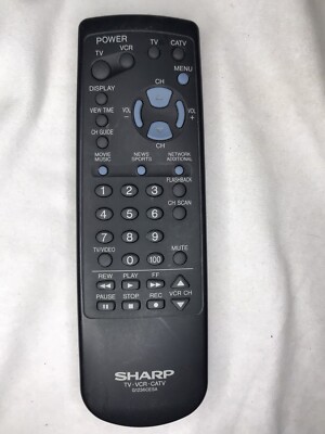 Sharp G1236CESA Remote Control for the 25HM100 and 25NT18 Tested & Works