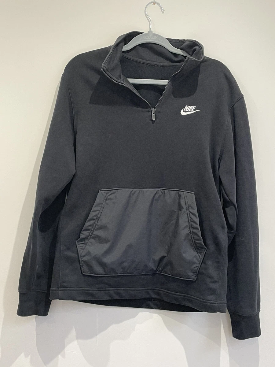 Men s Nike Jumper Hoodie Pullover Black Size Small eBay
