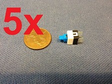 5 Pieces - 6 PIN Latching 7x7mm Mini Tactile Push Button Switch On-Off DIP c14