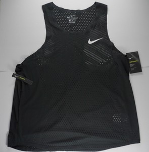 nike aeroswift singlet black