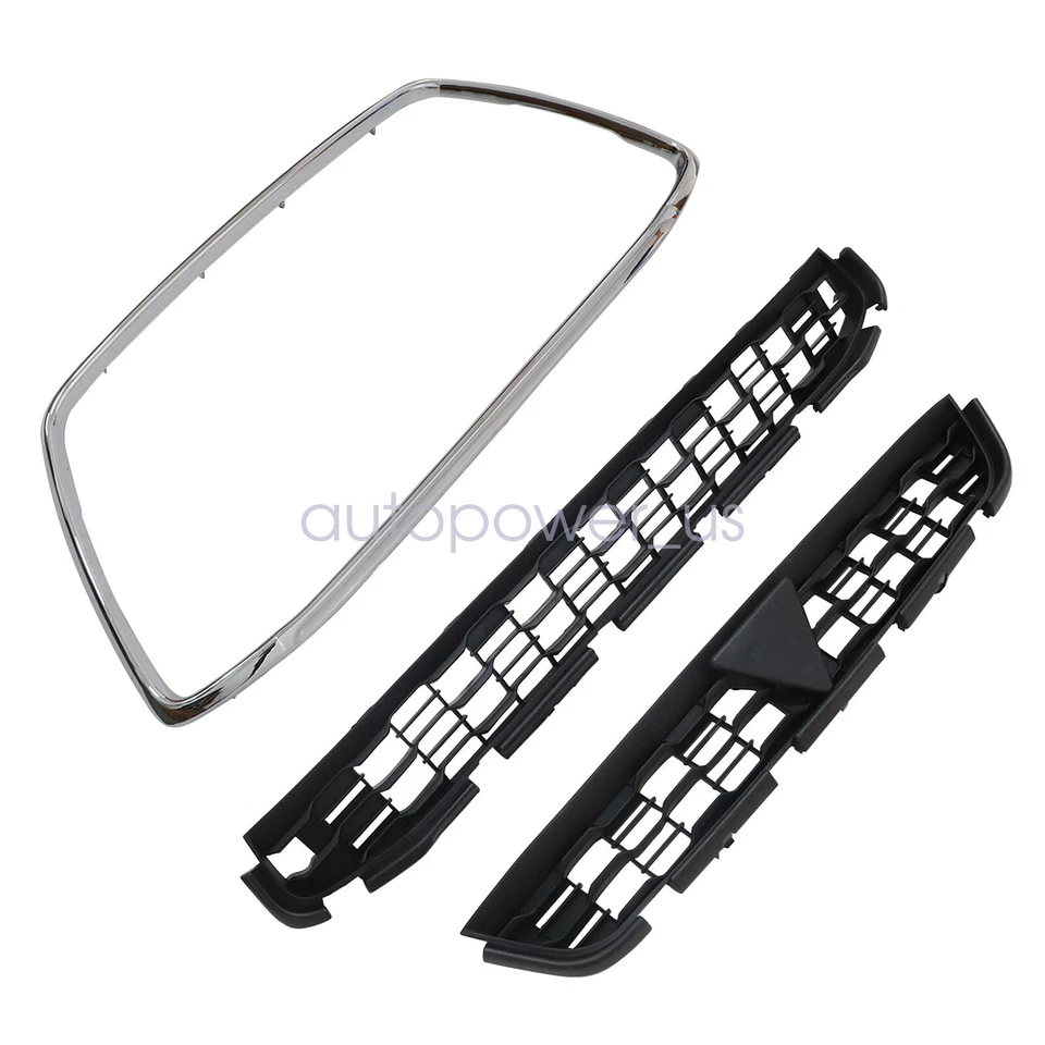 Parrilla de parachoques delantero para RVR Mitsubishi Outlander Sport ASX 2013-2015 Foto 3 de 4