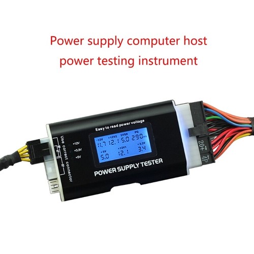 LCD Power Supply Tester for Desktop BTX ITX Voltage Checking Tool - Photo 7/8