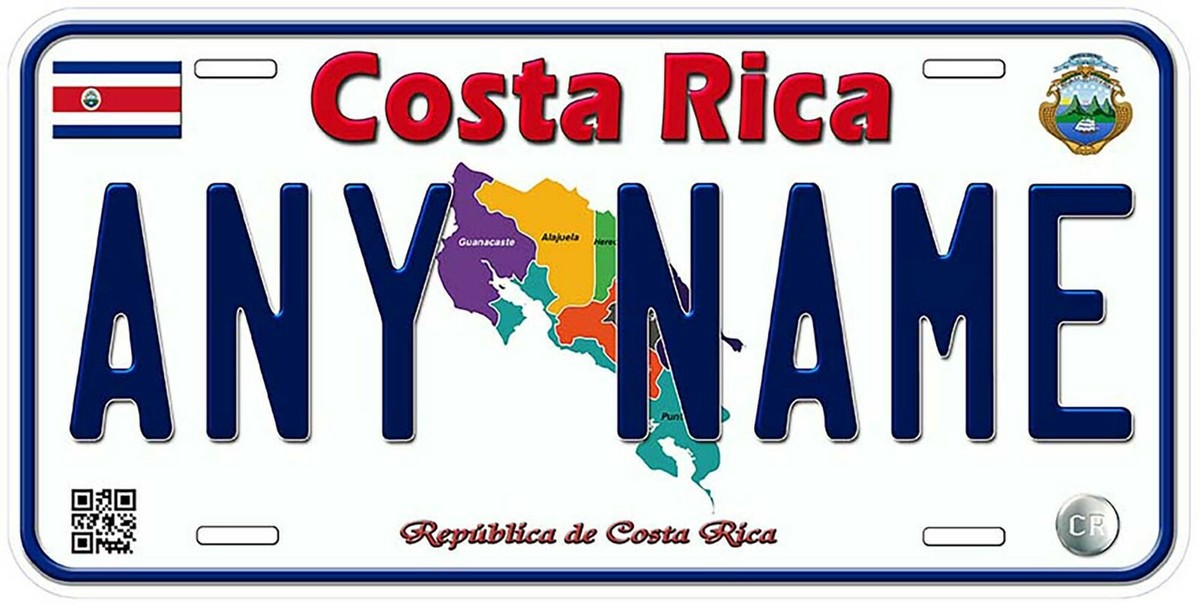 Custom Central America Countries Any Name Personalized Novelty Car