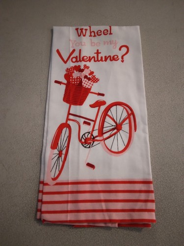 15 x 25 Küchen Mehlsack Handtuch Rad You be my Valentine 272947