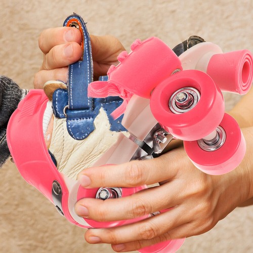 1 Set Adjustable Skate Shoe Beginner Skating Shoe Protective Roller Skate and - Picture 4 of 12