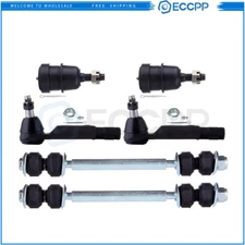 Front Lower Ball Joints Steering Sway Bar Tie Rod End For 1982-1993 Ford Mustang