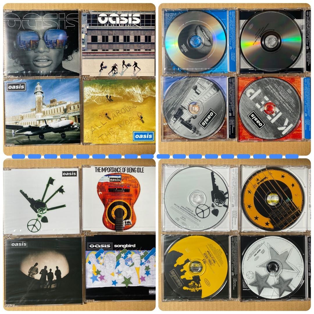 OASIS COMPLETE SINGLES COLLECTION 1994-2005 25 CD JAPAN BOX OASIS COMPLETE SINGLES COLLECTION 1994-2005 25 CD JAPAN BOX
