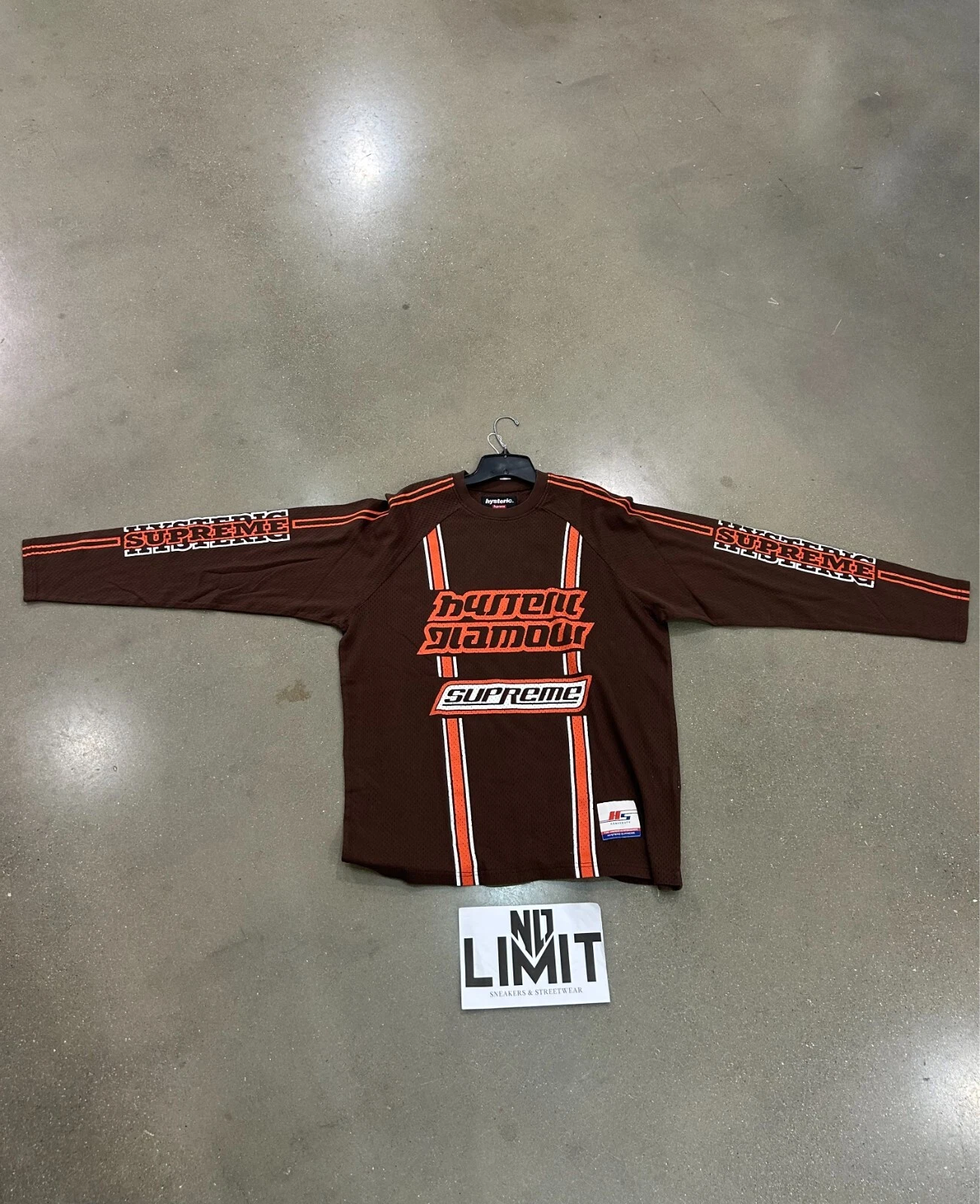 Maille hystérique suprême neuve L/S marron taille L ENVOI RAPIDE