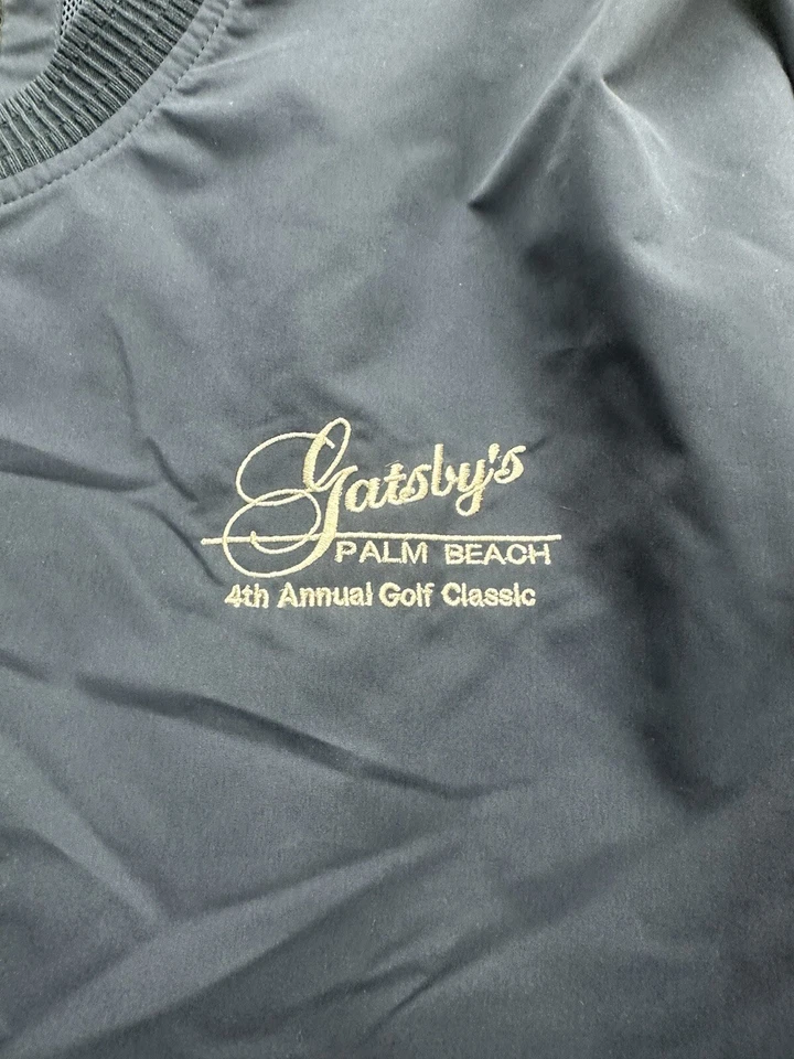 Vintage Palm Beach Golf Classic Windbreaker Jacket Navy Blue Mens 3XL NWT - Image 3 of 4