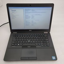 DELL latitude E5470 Core i5-6300U 2.4GHz 8GB RAM No HDD 14."- *** Boot to Bios