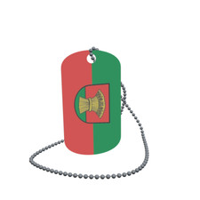 Dog Tag Flag Goldelsheim Dog Tag Aluminium 30 x 50 mm