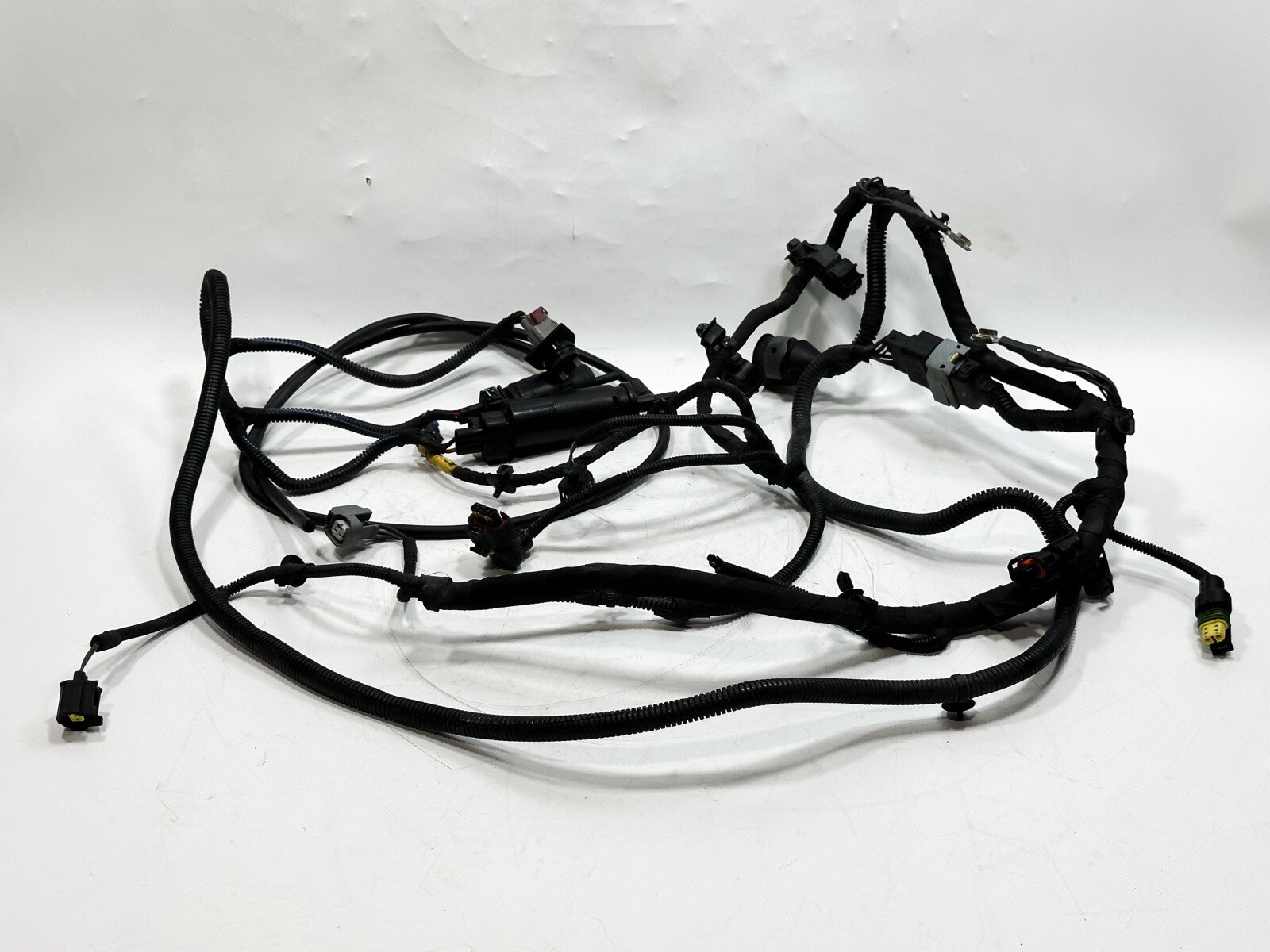 14-17 MASERATI QUATTROPORTE LEFT FRONT HEADLIGHT HEAD LIGHT WIRE HARNESS CUT OEM