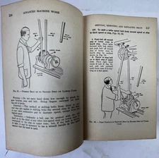1922 Text Book of Advanced Machine Work Lathe Milling Grinding Inustrial Ed.