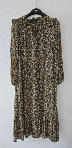 SET Damen langarm Sommer Kleid Gr. 34