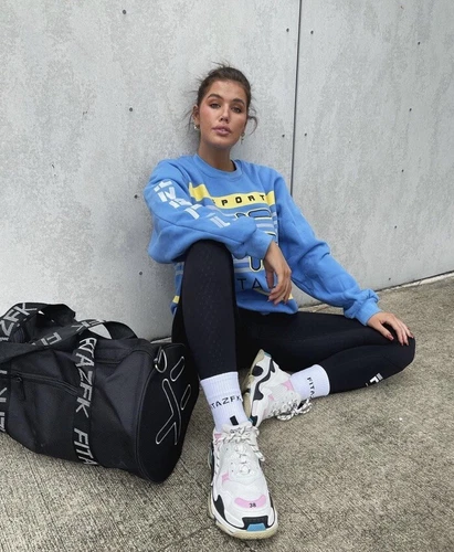 FITAZFK Represent Blue Boyfriend Sweater crew neck VGUC - Size Large - Picture 2 of 10