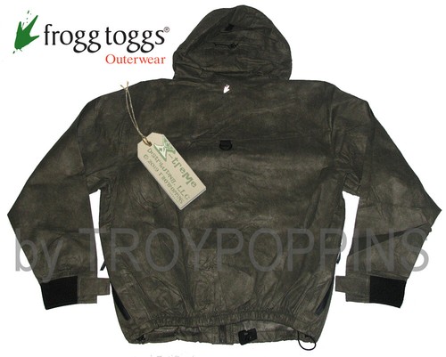 FROGG TOGGS RAIN GEAR-TT6405-05 MENS TEKK TOAD STONE JACKET FLY FISHING NEOPRENE - Picture 5 of 6