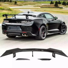 Fit 2016-23 Chevy Camaro RS SS ZL1 Gloss Black Rear Trunk Wing Spoiler 1LE Style