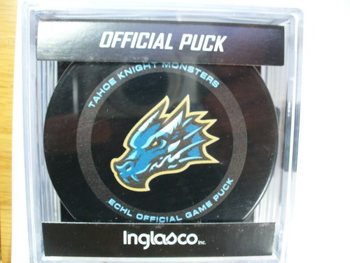 ECHL Tahoe Lake Monsters 24-25 Inaugural Official Game Hockey Puck Collect Pucks
