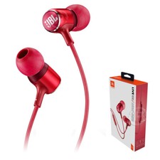Genuine JBL LIVE 100 In-ear Headphones Signature Sound Hands-free Headsets Red