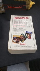 WHERE IN TIME IS CARMEN SANDIEGO? NINTENDO NES VIDEO GAME W/ ENCYCLOPEDIA