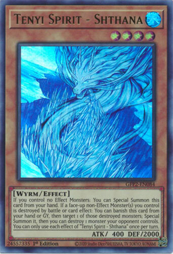 Yugioh Tenyi-Spirit Ashuna 1st Edition Ghosts From the past 2nd