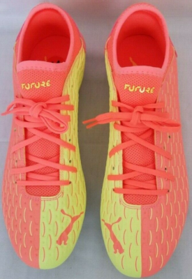 Mens Size 10 Orange Yellow Puma Future 5.4 OSG Soccer Cleats  display picture 1