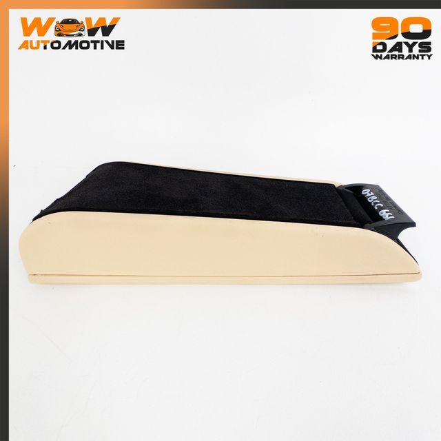07-17 BENTLEY CONTINENTAL GTC REAR CENTER CONSOLE ARMREST ARM REST BEIGE OEM