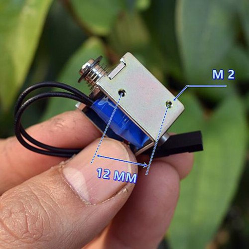 DC 6V-12V Push Pull Type Micro Spring Rod Solenoid Electromagnet Electric Magnet - Picture 8 of 10