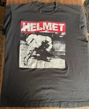 Meantime Helmet Band Shirt Short Sleeve Black Unisex S-5XL