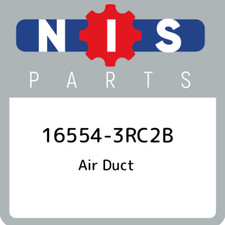 Conducto de aire Nissan 16554-3RC2B 165543RC2B, nueva pieza original OEM
