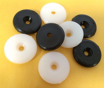 8 1 1/8" Nylon Disk Caps Screw Glides for Furniture Patio ...