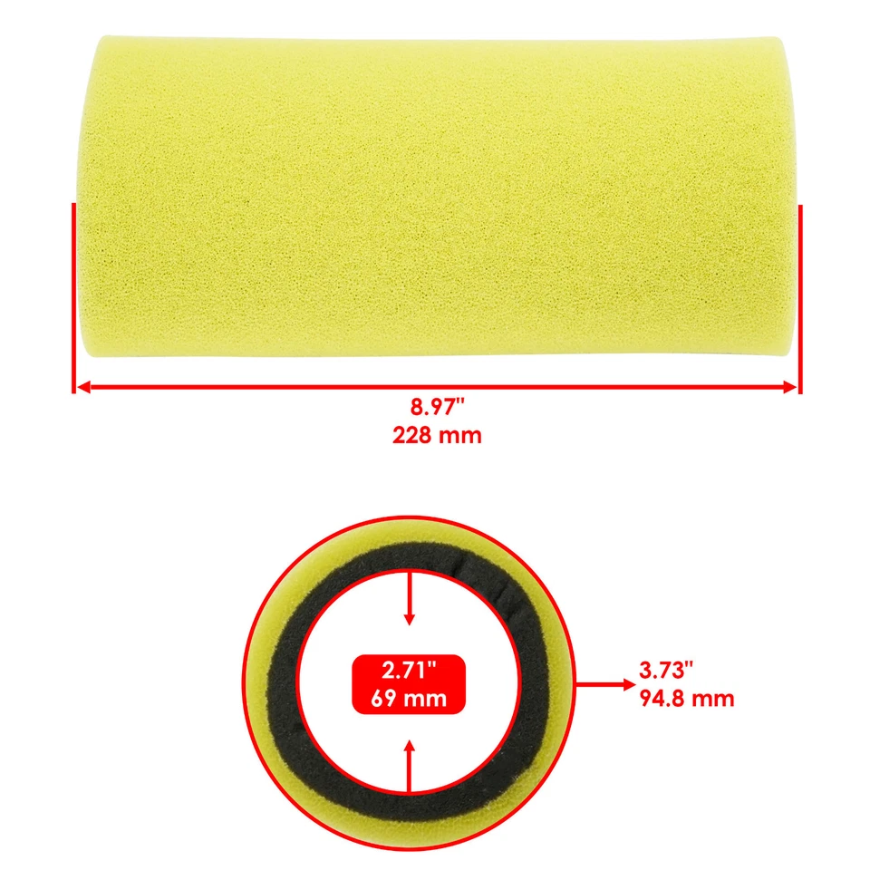 Filtros de aire y aceite Caltric para Yamaha Rhino 660 YXR660 2004-2006 5UG-E4451-00-00 Foto 2 de 4