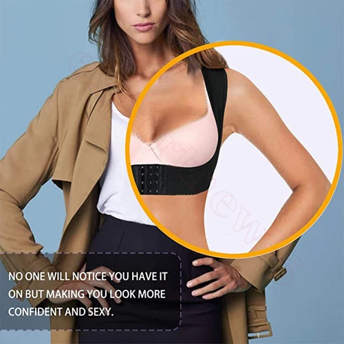 Adjustable Women Back Support Belt Posture Corrector Brace Shoulder Health Care - Picture 10 of 24