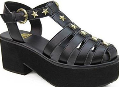 Irregular Choice Damen Sandalen Chariot Schwarz
