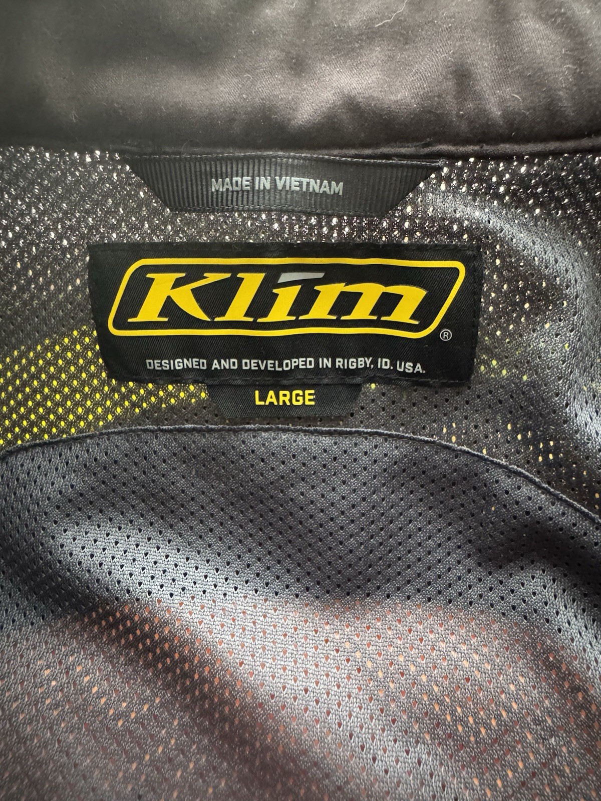 KLIM Induction Jacket Hi-Vis Mesh w/ D3O Armor – Men’s Large