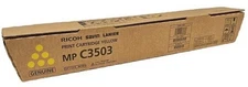 Genuine Ricoh 841814 Cartridge YELLOW MP C3503 MINOR COSMETIC DAMAGE SEE PHOTO 2