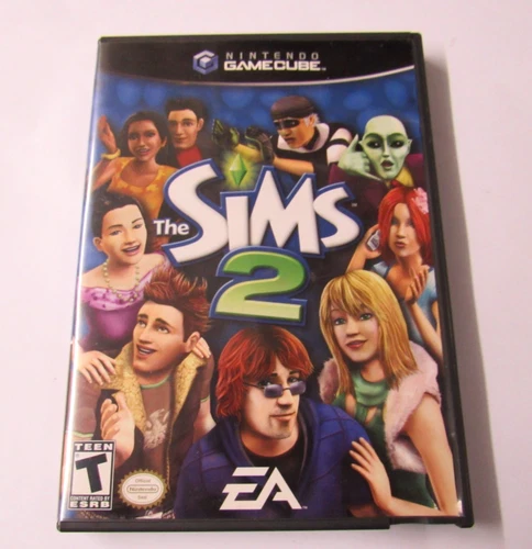 Sims 2 (Nintendo GameCube, 2005) CIB W/ Manual-Tested