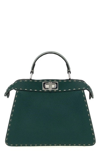 FENDI Peekaboo ISeeU Small $6400 Multicolor sage Top Handle Bag New & Authentic