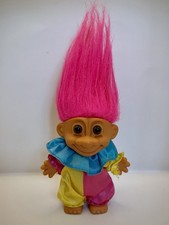 Russ Troll Doll w/ Original Sticker - Happy Birthday Clown 5" - Stocking stuffer
