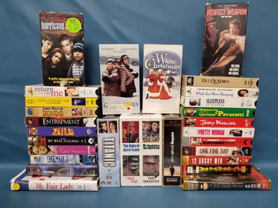Many Genre Cult Classic Family Action VHS Bulk Media Resellers Lot