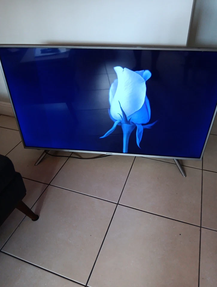Sharp Flat-screen TV (Has Blue Tint) - Image 3 of 4