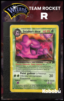 Pokemon Card Grotadmorv Obscur 41/82 Edition 2 Team Rocket Wizards 4 FR