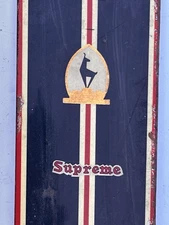 Vtg 50s  200cm Northland Supreme Laminated Wood Skis Tyrolia Cable Bindings