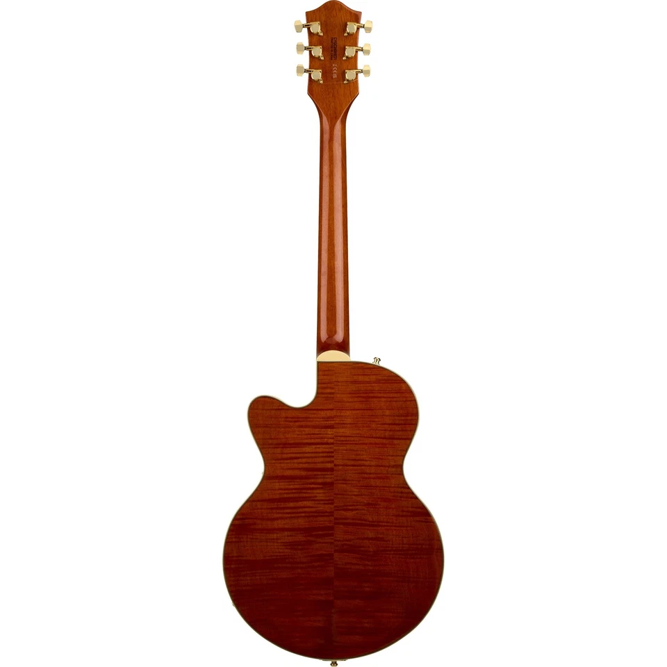 Gretsch LTD Broadkaster Jr. - Diapasón de palo de rosa, Roundup naranja Foto 4 de 4